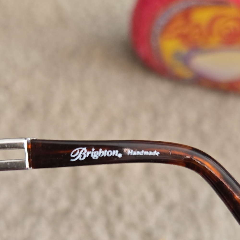 Brighton Tortoise Shell Sunglasses with Vibrant Case - Picture 3 of 5